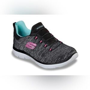 Skechers Womens Summits-Quick Getaway Memory Foam Sneakers Size 11